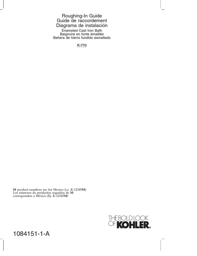 Kohler K-770 Quick start guide