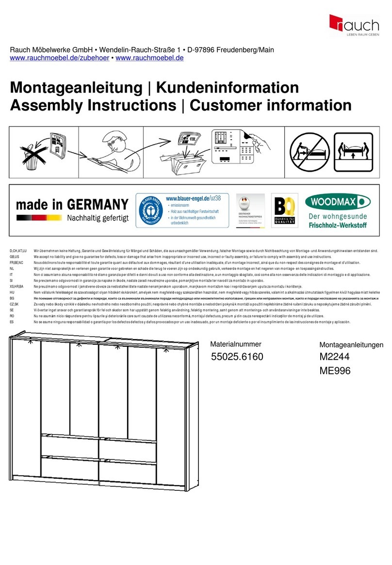 Rauch ME996 Assembly instructions