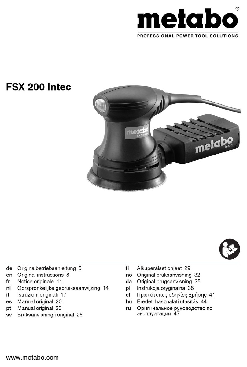 Metabo FSX 200 INTEC - User manual