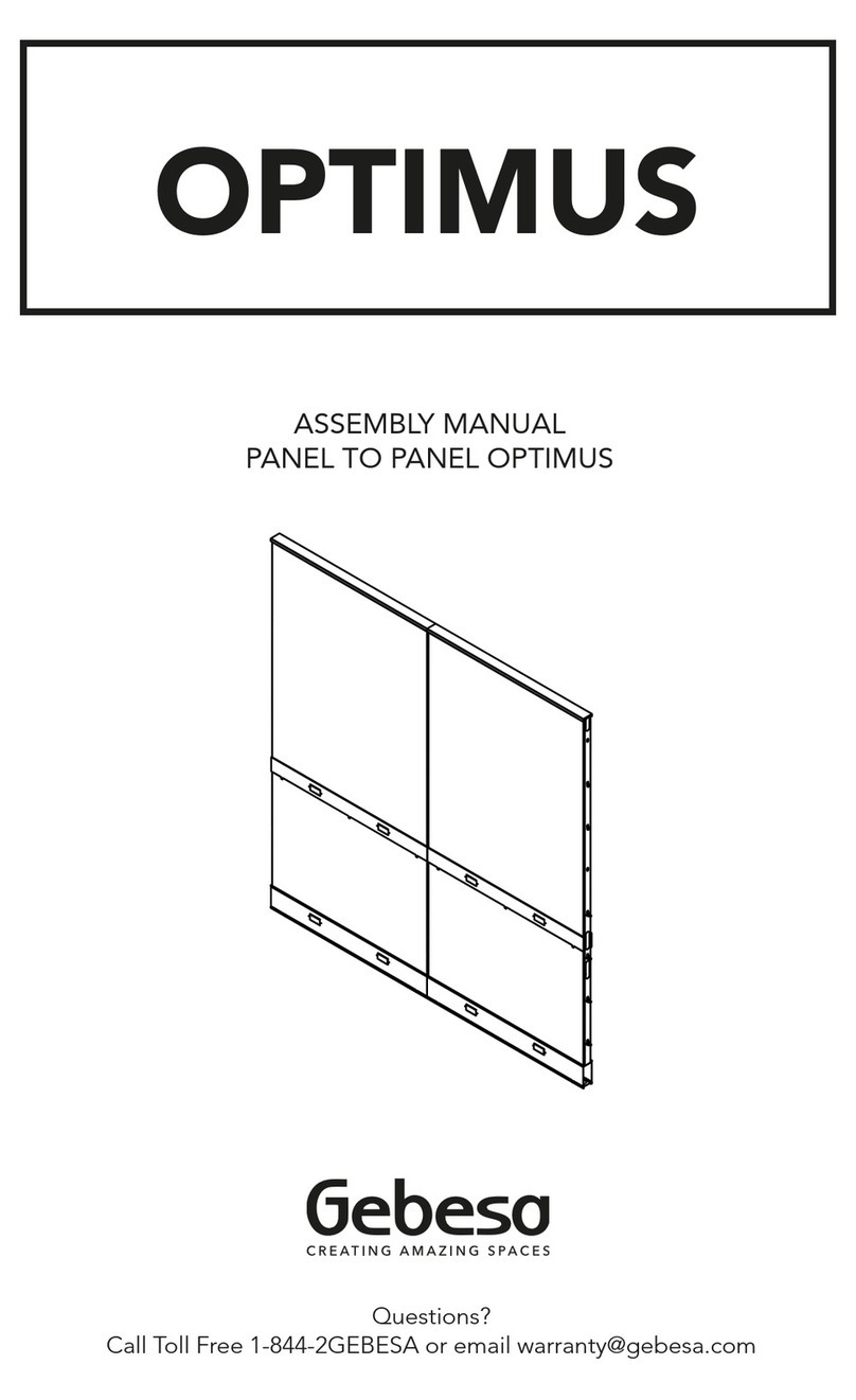 Gebesa OPTIMUS User manual