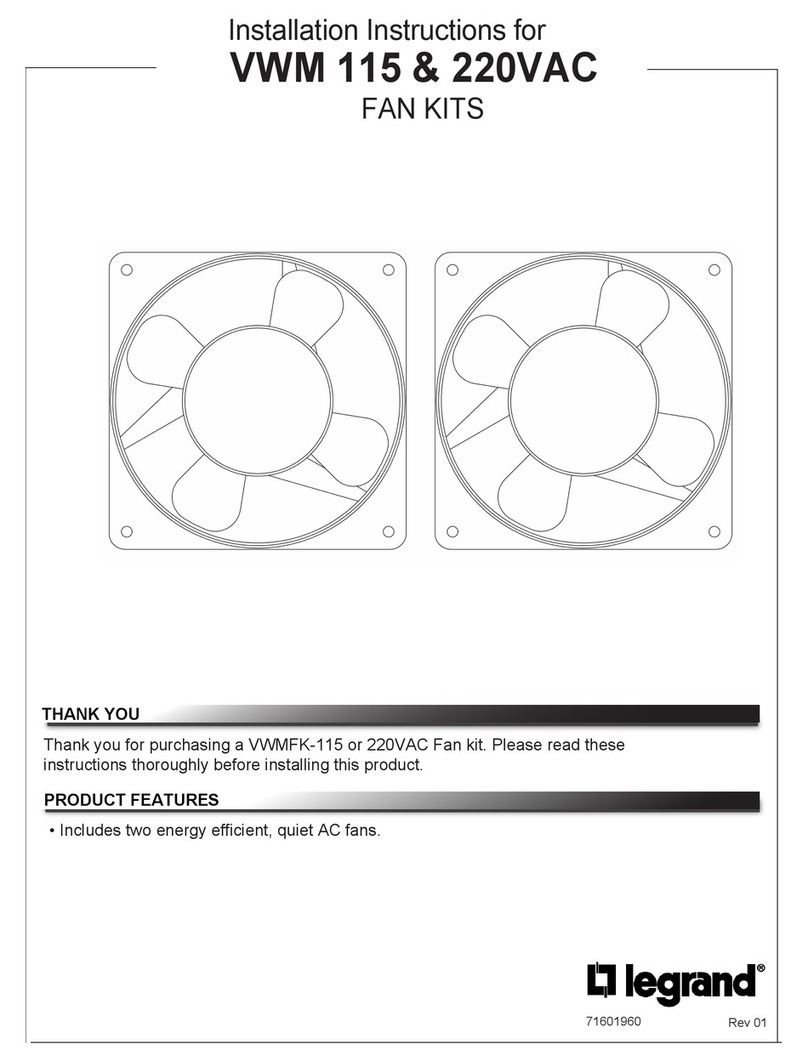LEGRAND VWMFK-115VAC User manual