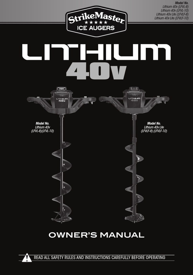 STRIKEMASTER Lithium 40v owner's manual