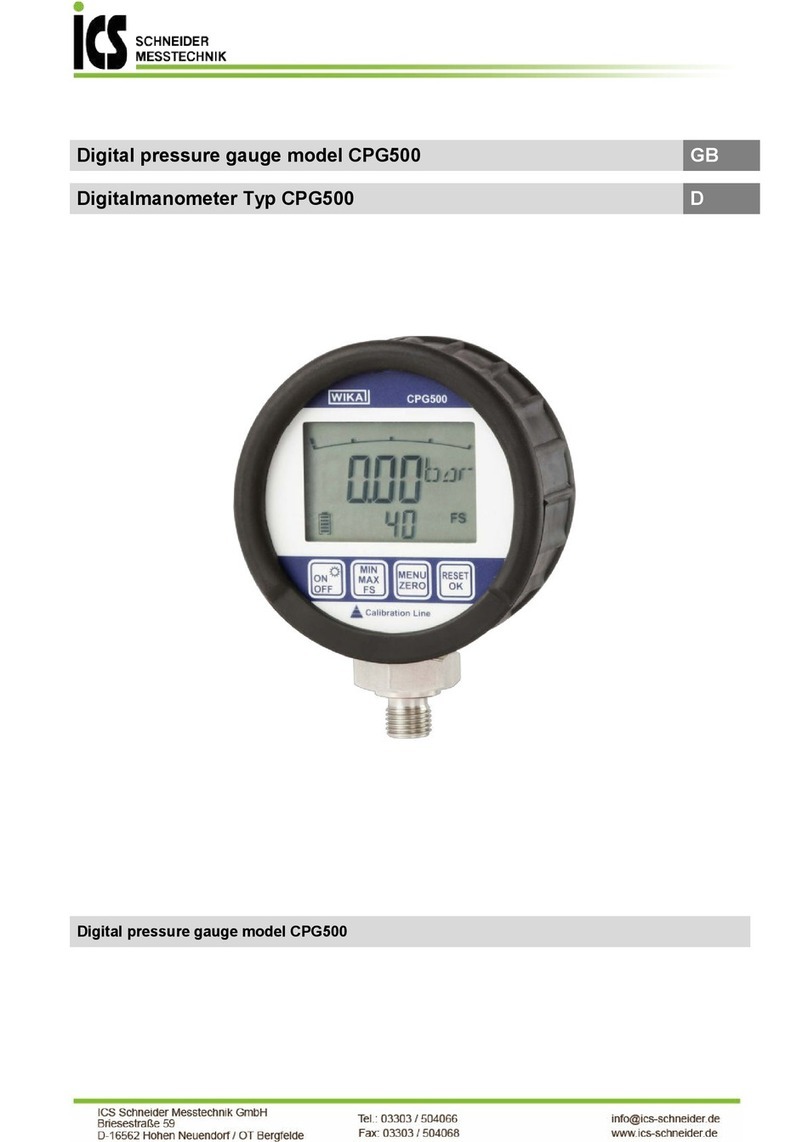 ICS Schneider Messtechnik CPG500 manual