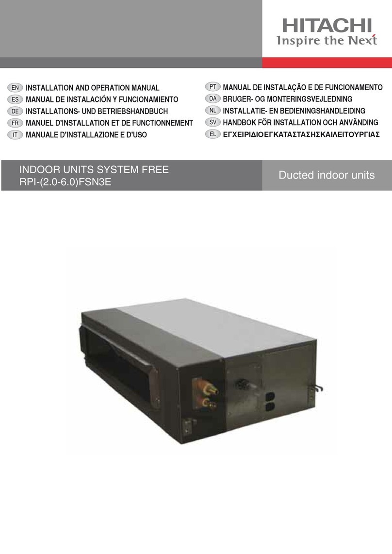 Hitachi RPI-2.0FSN3E Installation and operation manual
