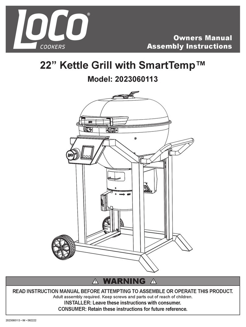 LOCO COOKERS 2023060113 owner's manual