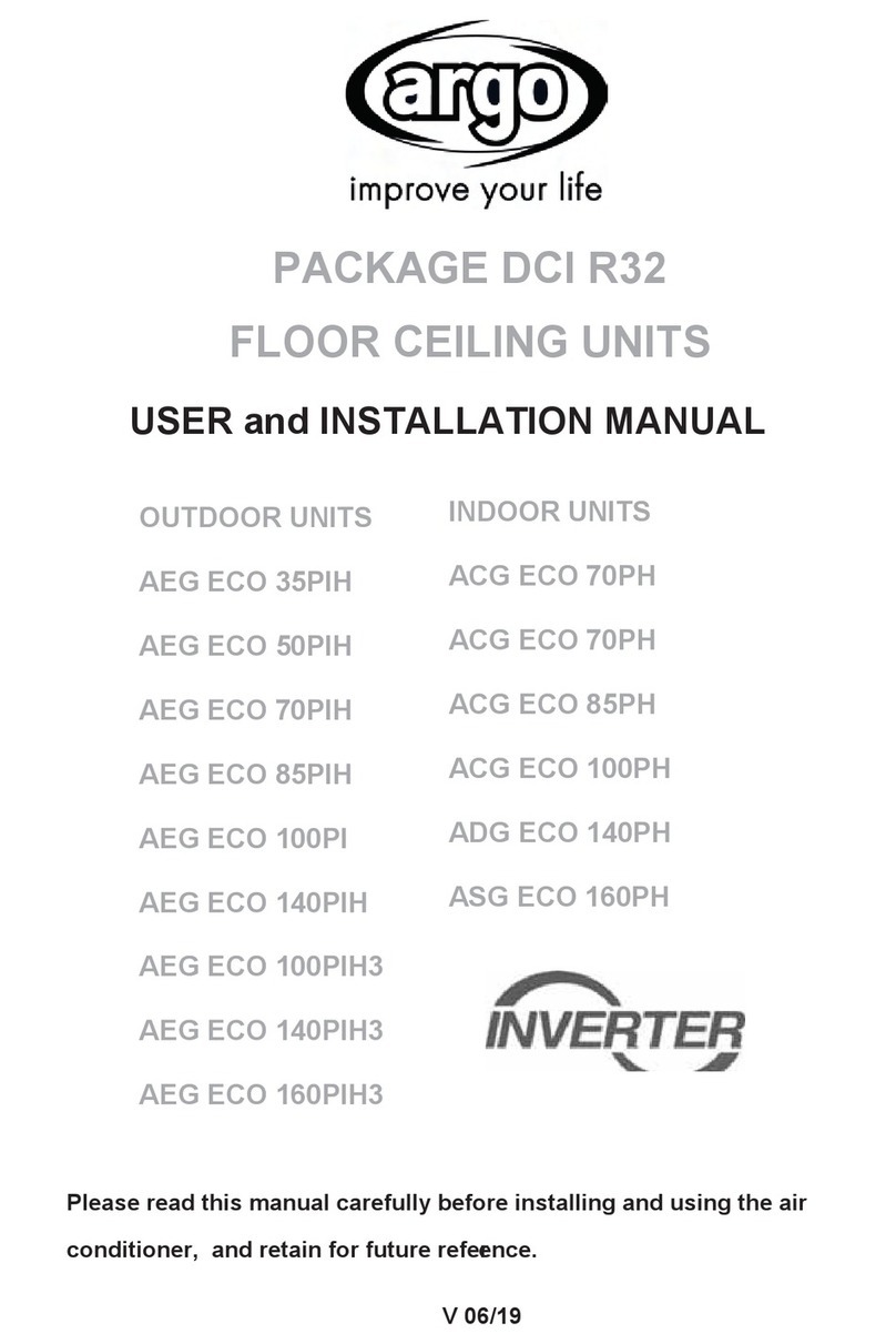 Argo AEG ECO 100PI Operating manual