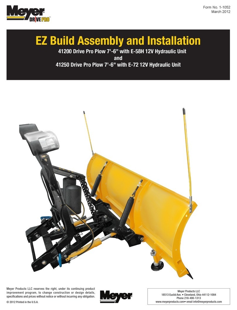 Meyer Drive Pro 41200 Assembly and installation