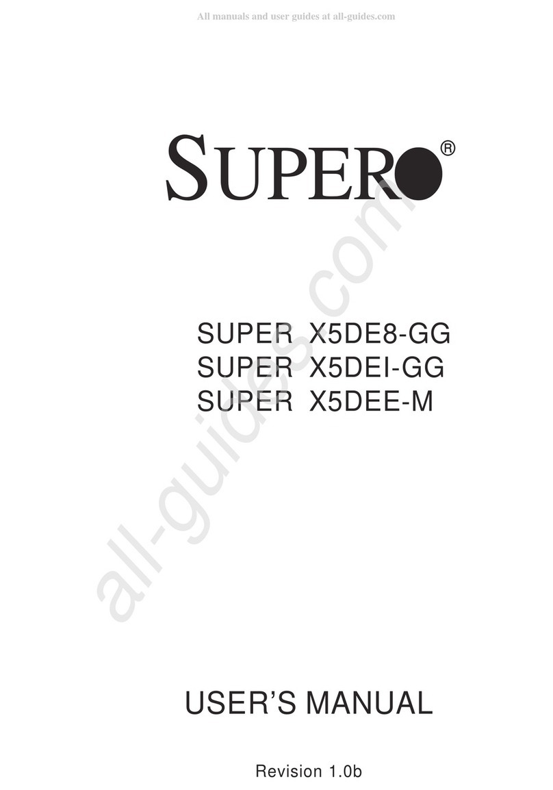 Supero SUPER X5DE8-GG user manual