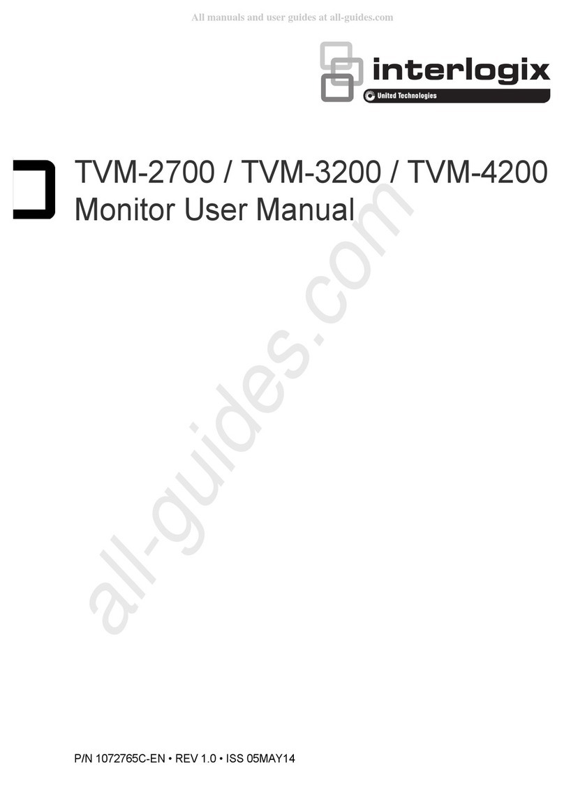 United Technologies interlogix TVM-2700 user manual