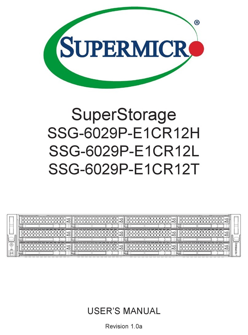 Supermicro SuperStorage SSG-6029P-E1CR12H User manual