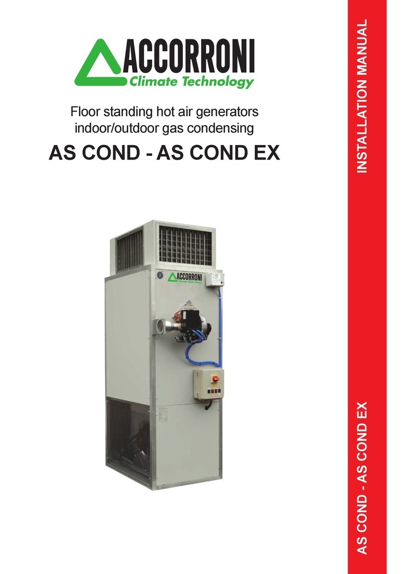 Accorroni AS COND User manual