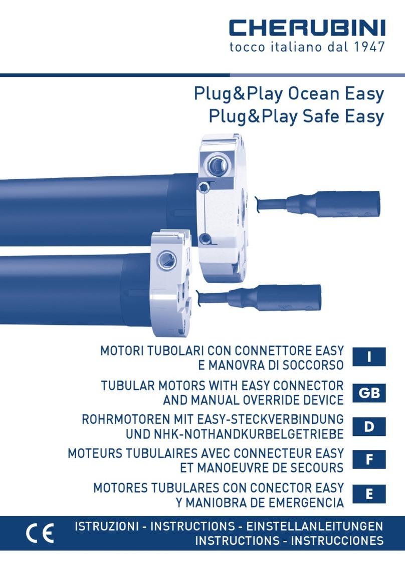 CHERUBINI Plug&Play Ocean Easy User manual CHERUBINI Plug&Play Ocean Easy User manual