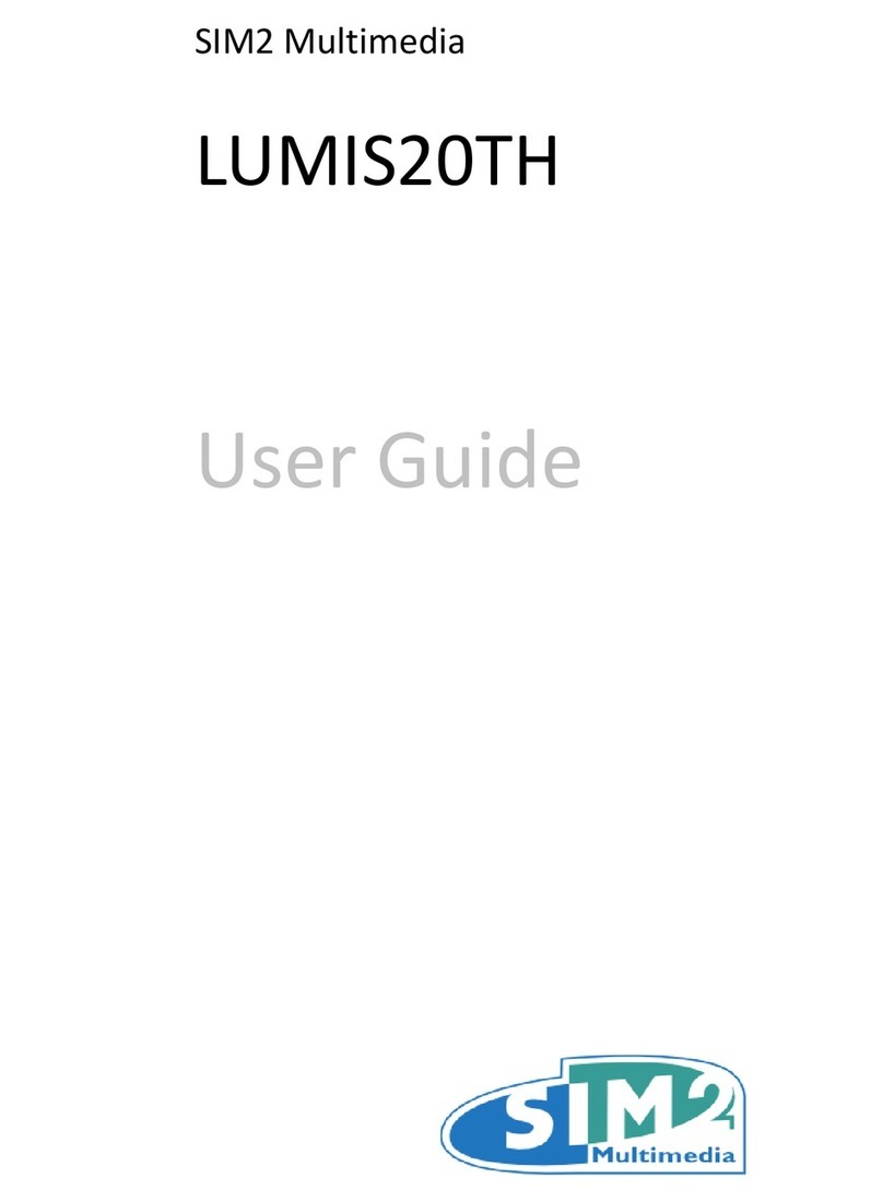 Sim2 LUMIS20TH User manual
