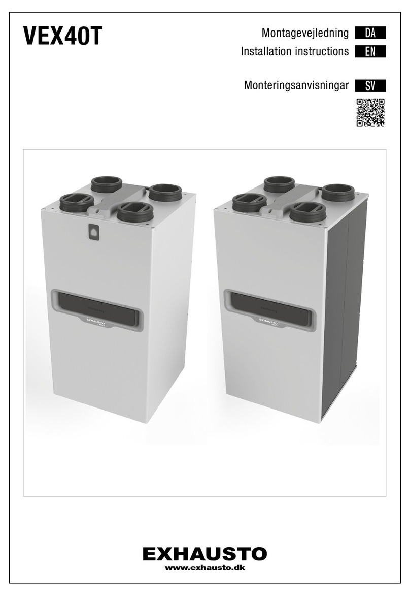 Exhausto VEX40T User manual