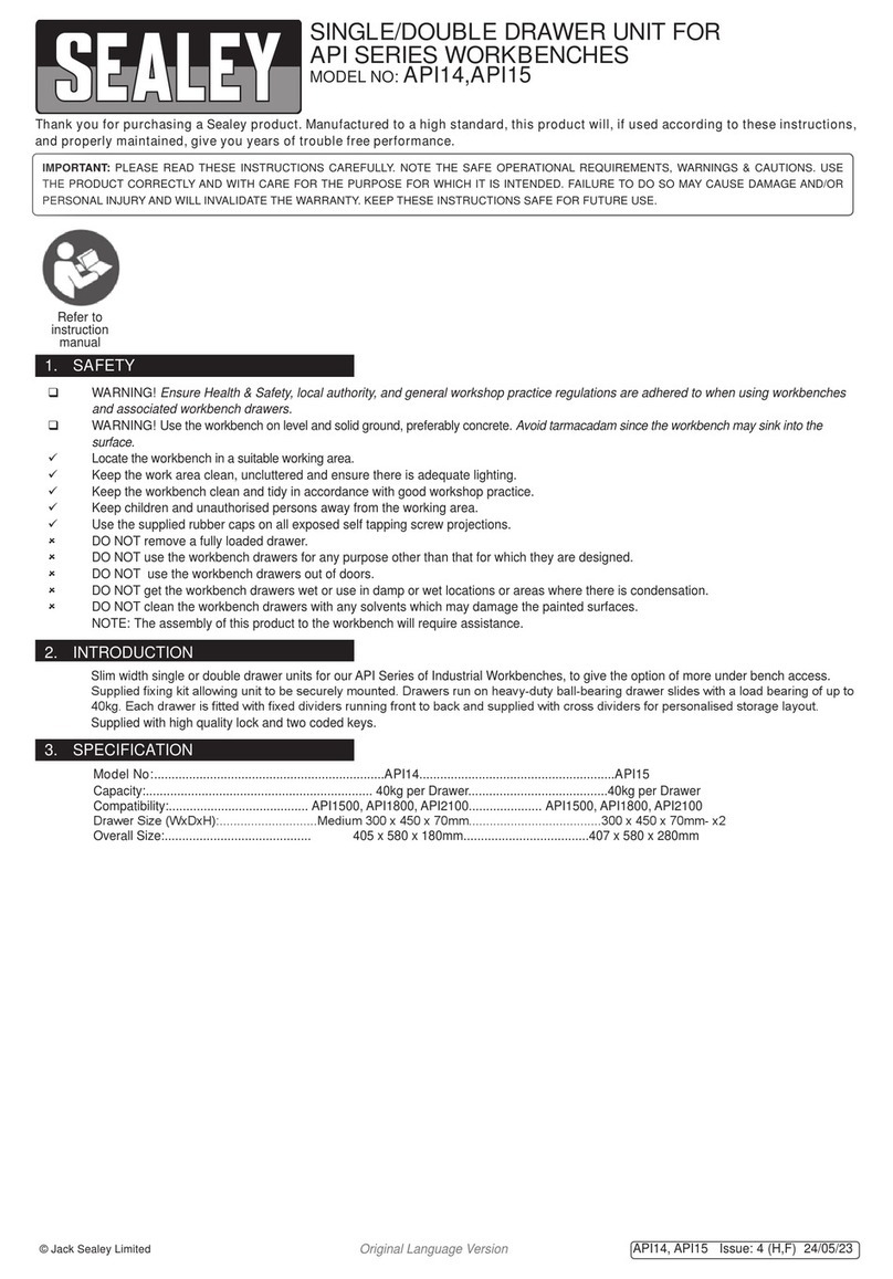 Sealey API Series User manual