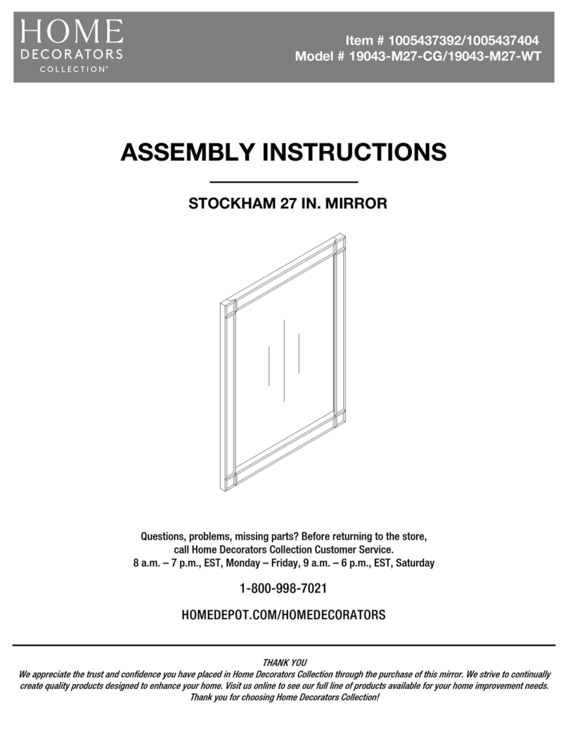Home Decorators Collection 19043-M27-CG Assembly instructions Home Decorators Collection 19043-M27-CG Assembly instructions