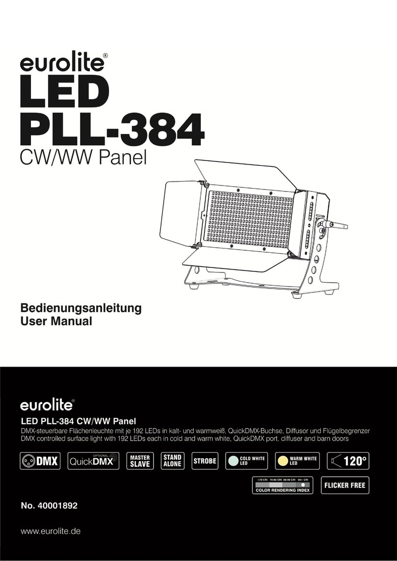 EuroLite LED PLL-384 CW Panel user manual