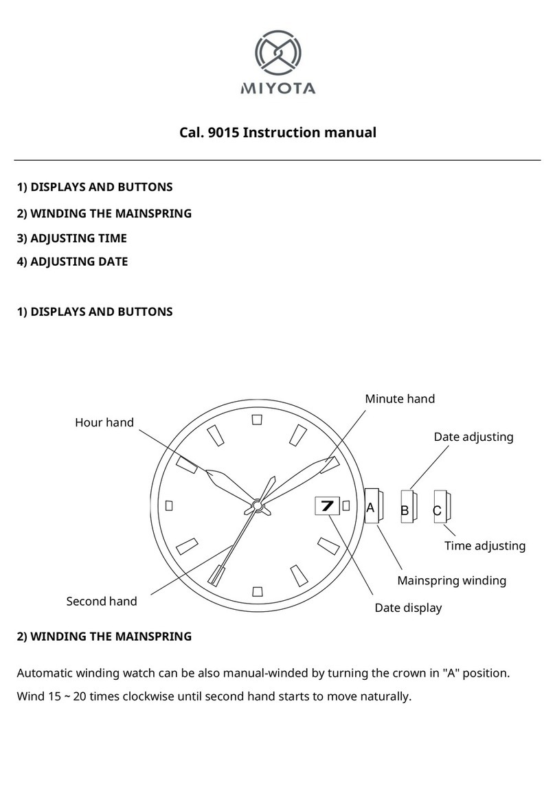 Citizen 9015 instruction manual