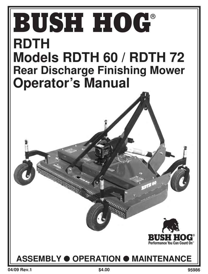 Bush Hog RDTH Series User manual Bush Hog RDTH Series User manual