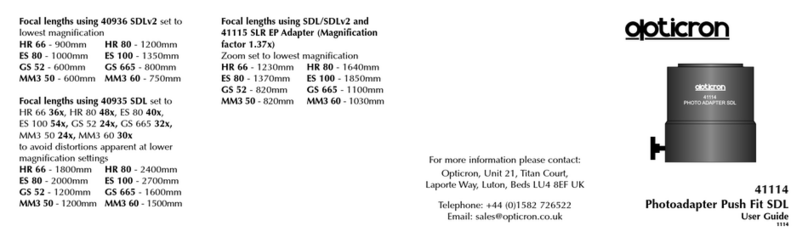 Opticron 41114 user guide