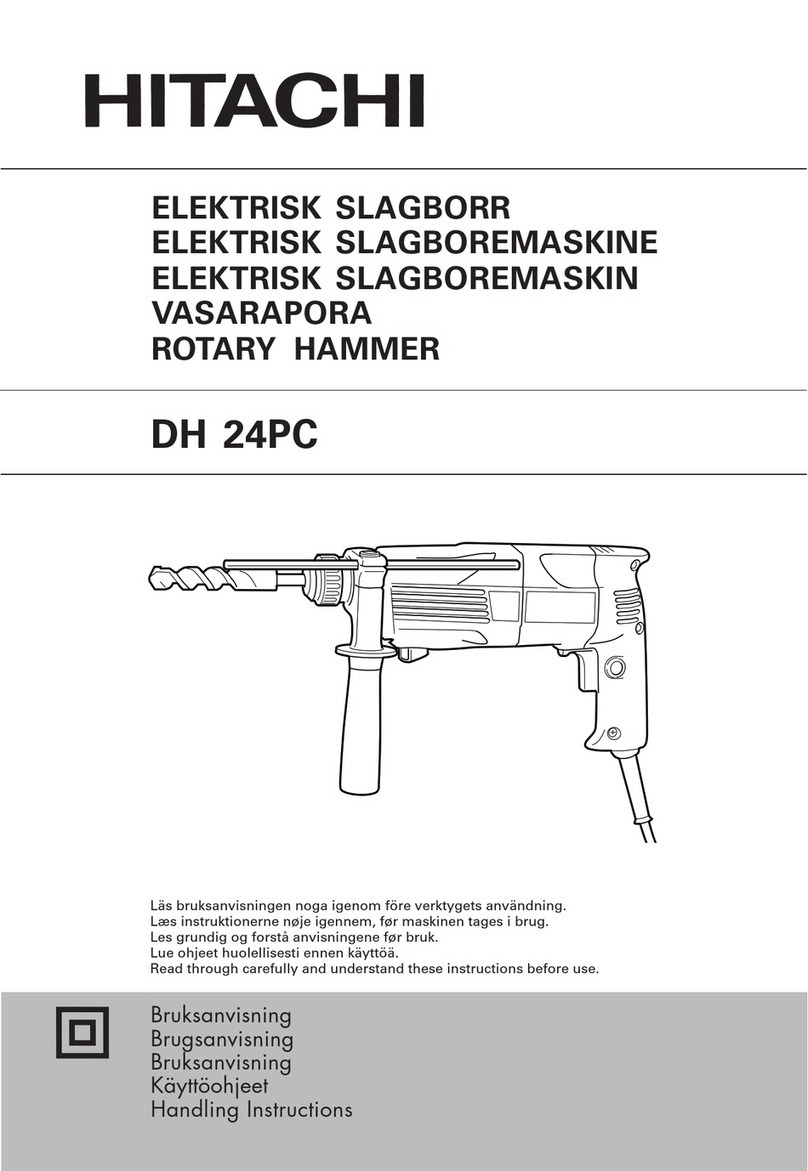 Hitachi DH 24PC User manual