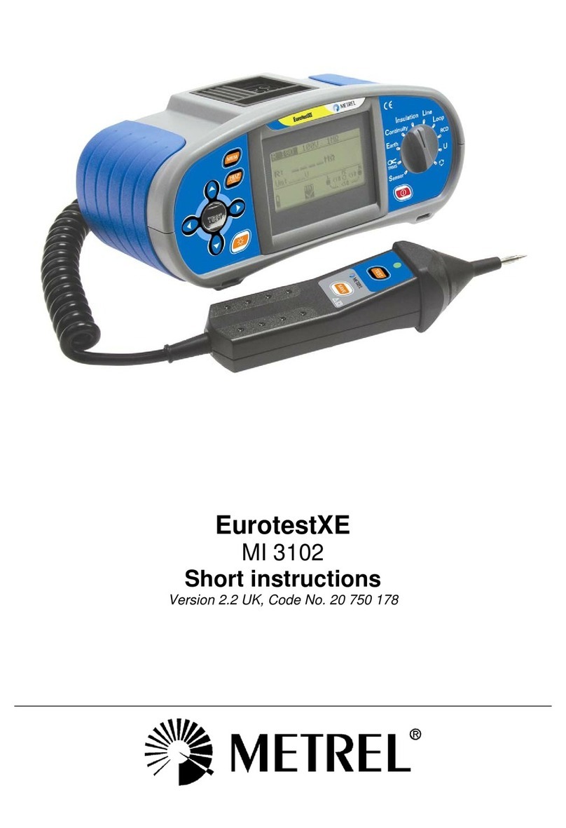 METREL MI 3102 Manual