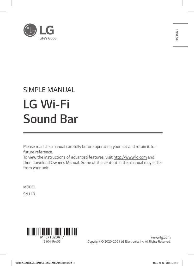 LG SN11R Simple manual