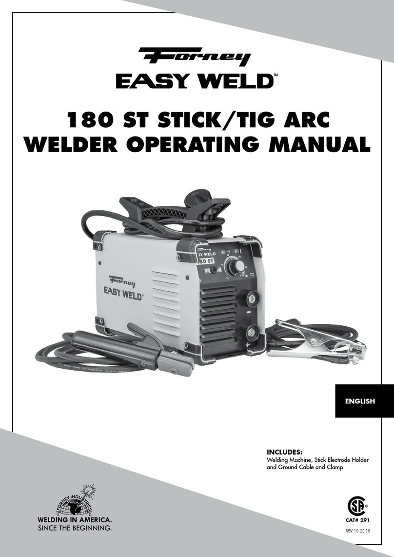 Forney Easy Weld 180 ST operating manual Forney Easy Weld 180 ST operating manual