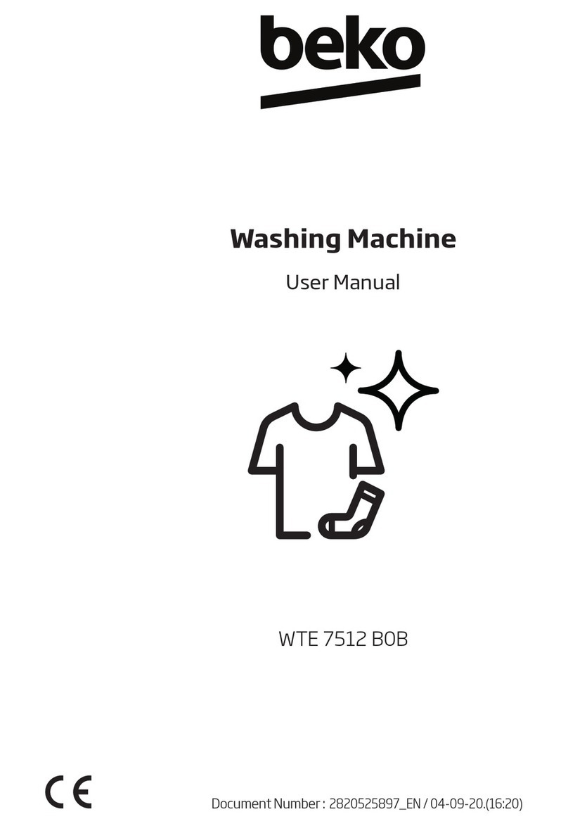 Beko WTE 7512 B0B user manual