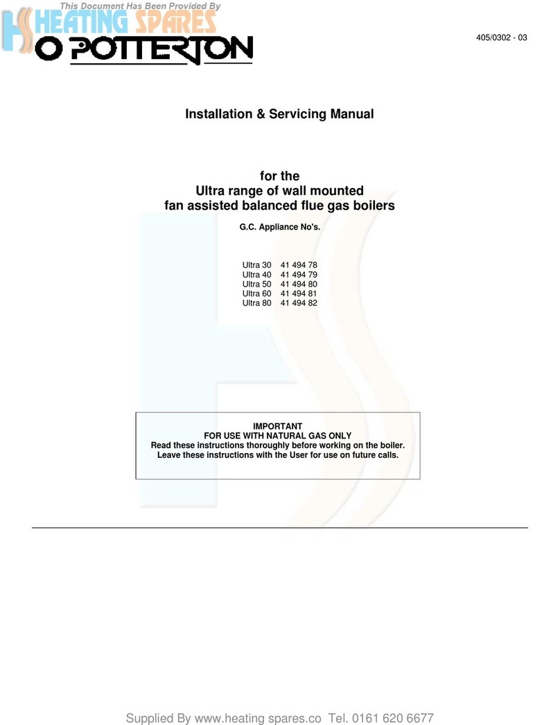 Potterton Ultra 30 User guide
