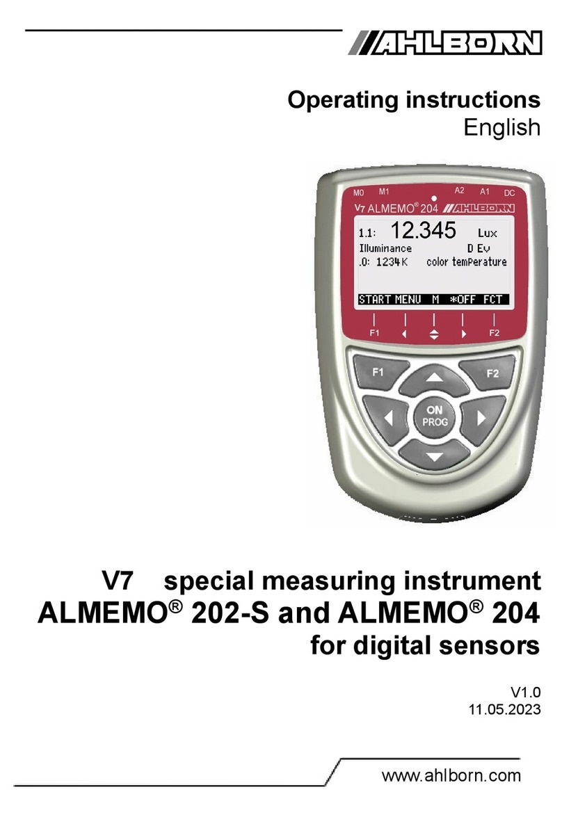 Ahlborn ALMEMO 202-S User manual