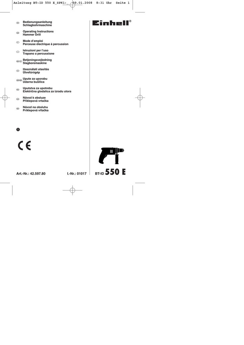 EINHELL BT-ID 550 E User manual