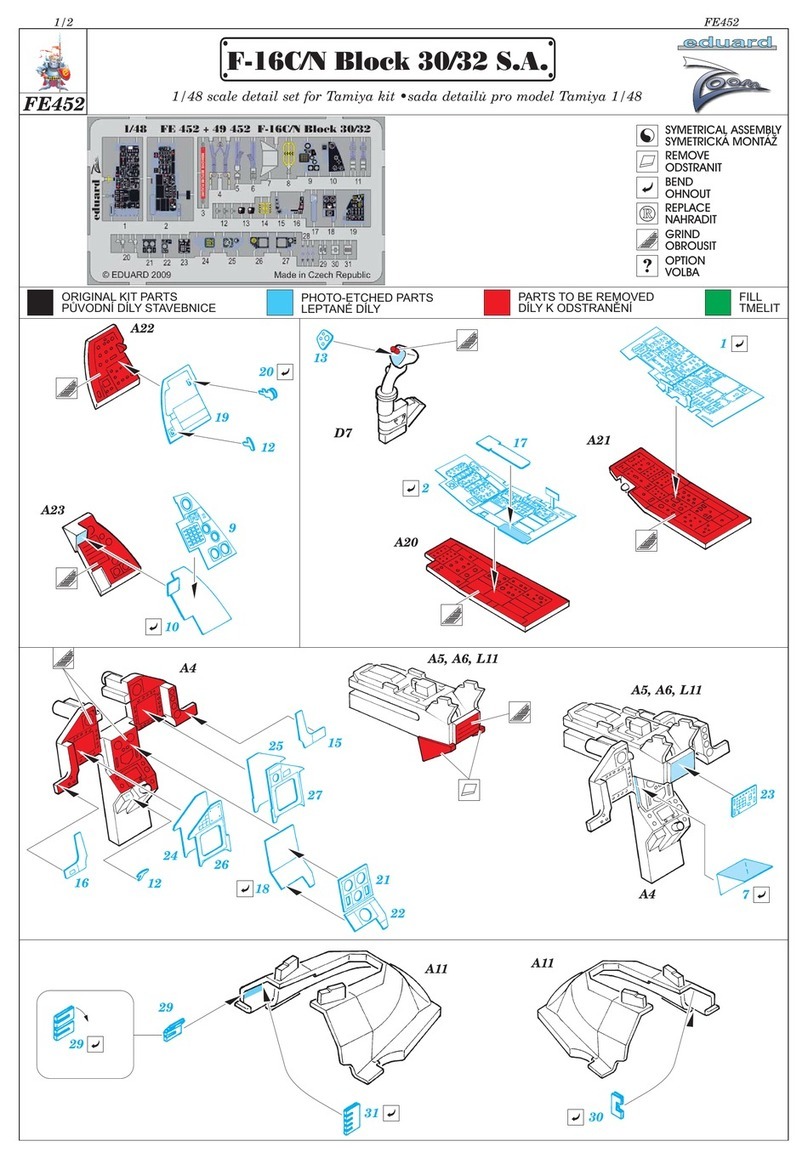 Eduard FE452 Assembly instructions