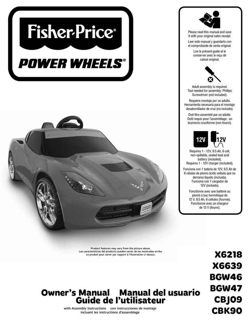 Fisher-Price Power Wheels X6218 User manual
