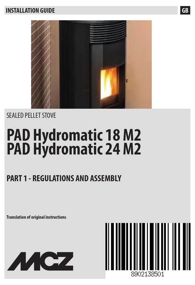 MCZ SUITE-CLUB-MUSA Hydromatic 24 M2 Setup guide