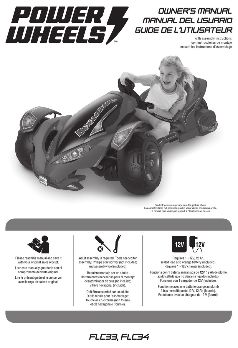 Fisher-Price Power Wheels FLC33 User manual