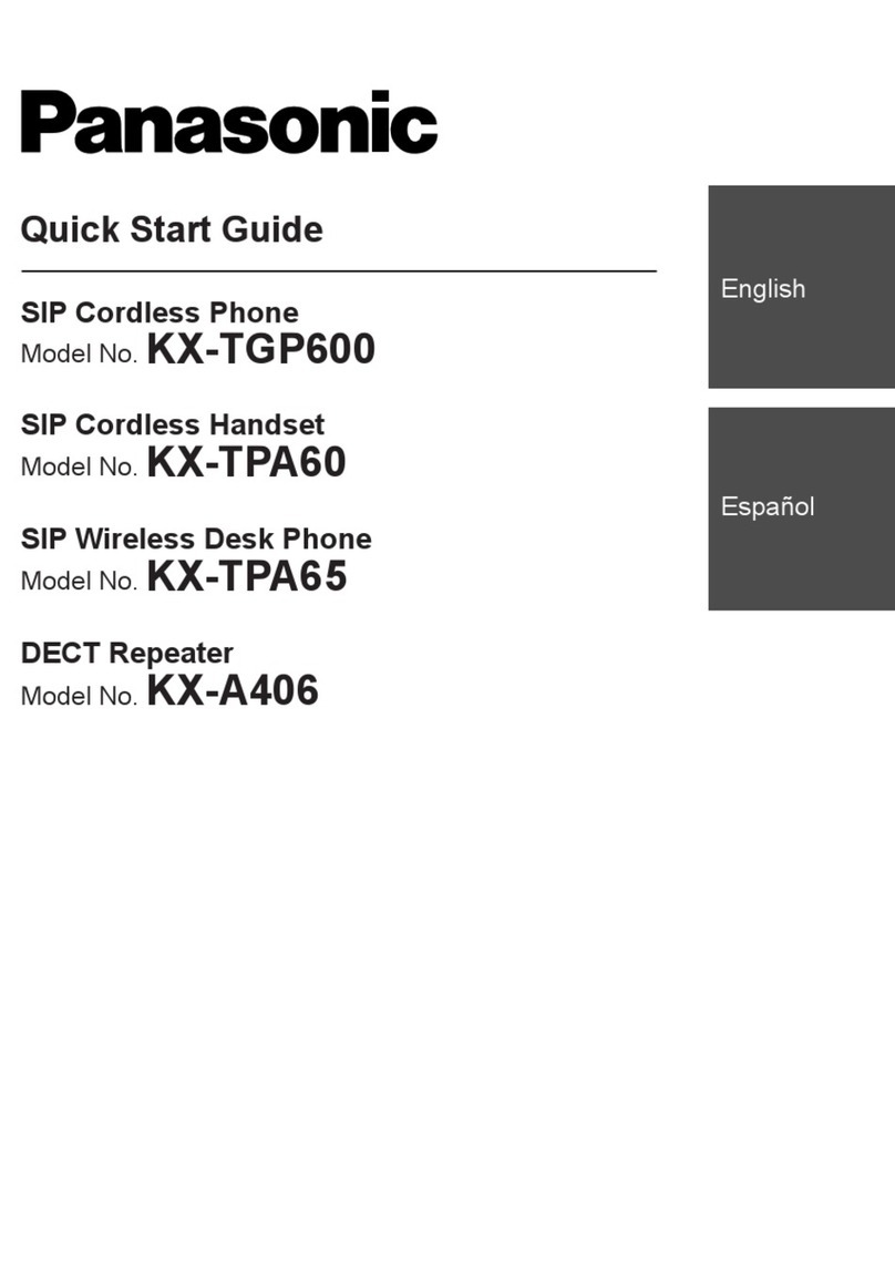 Panasonic KX-A406 User manual