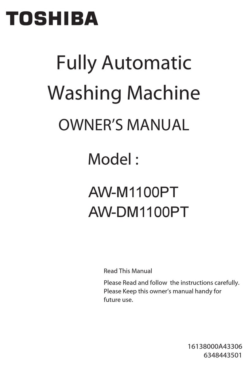 Toshiba AW-M1100PT owner's manual