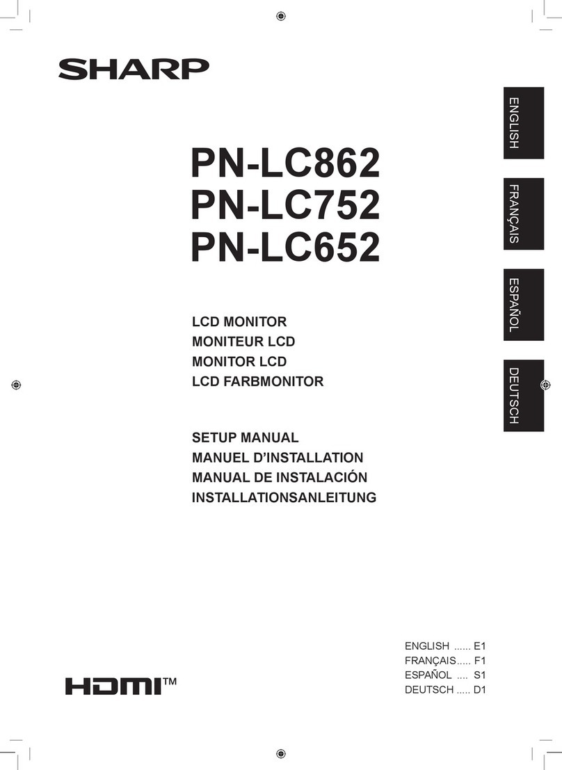Sharp PN-LC752 User manual