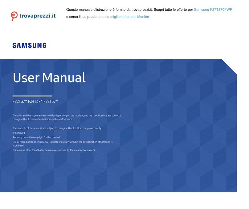 Samsung F22T37 Series User manual