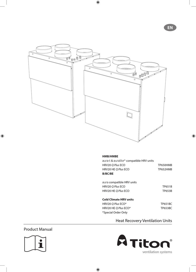 Titon HRV20 Q Plus ECO product manual