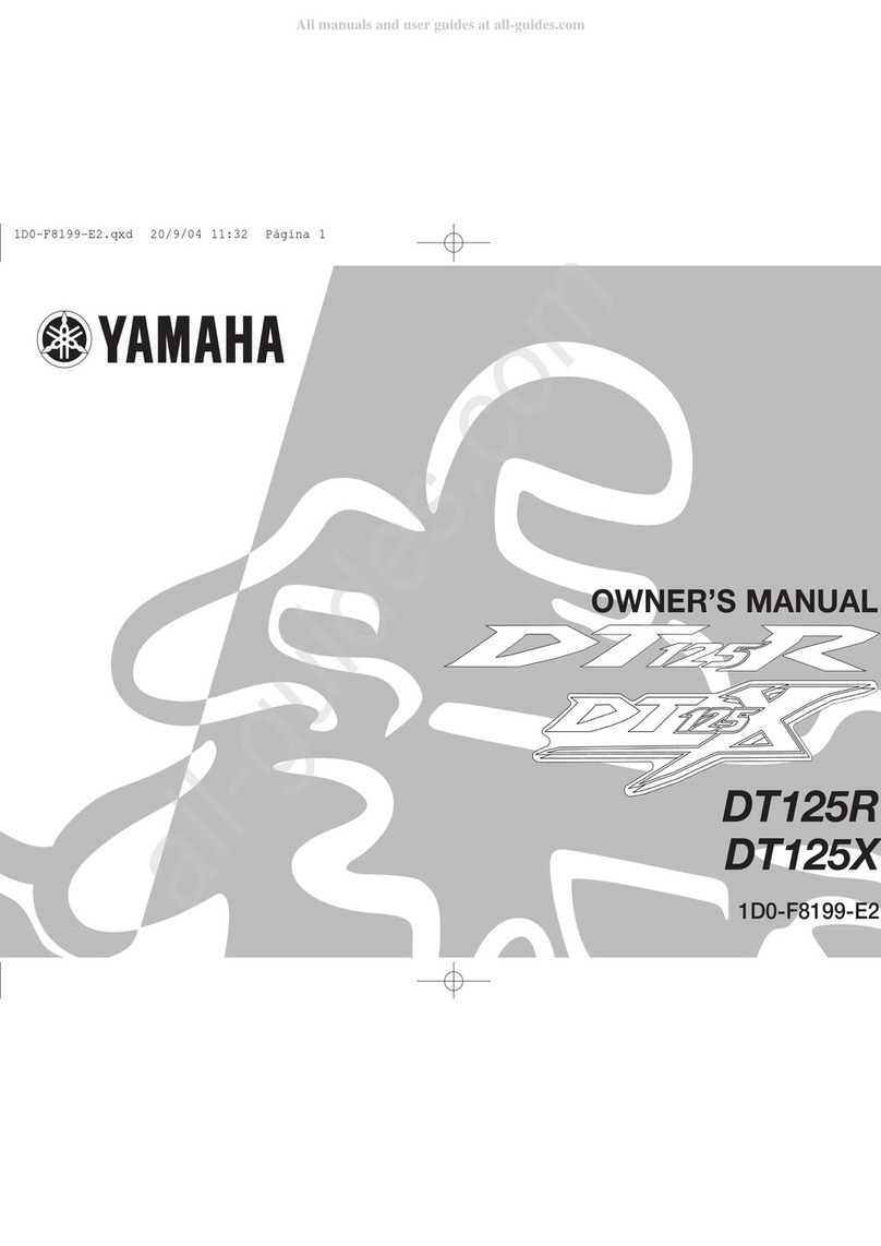 Yamaha DT125R 2004 owner's manual