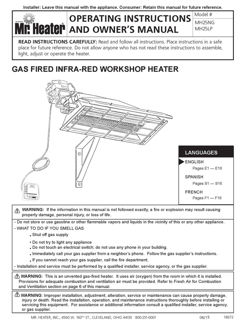 MrHeater MH25NG Assembly instructions