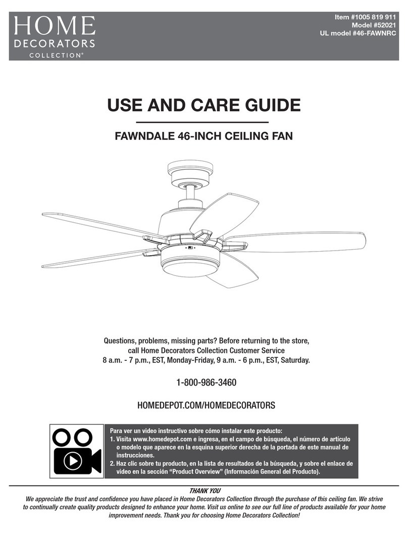 Home Decorators Collection FAWNDALE 1005 819 911 User manual