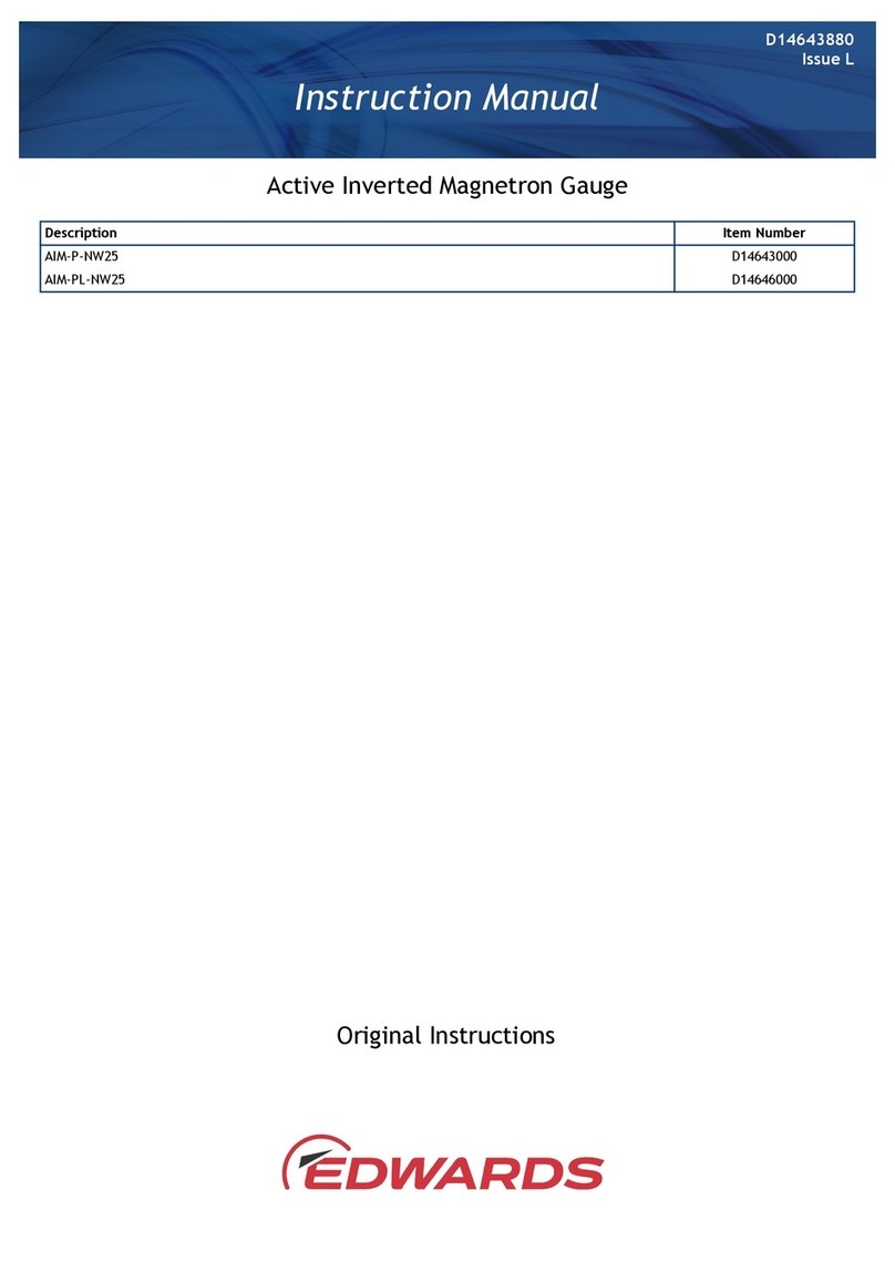 Edwards AIM-P-NW25 User manual
