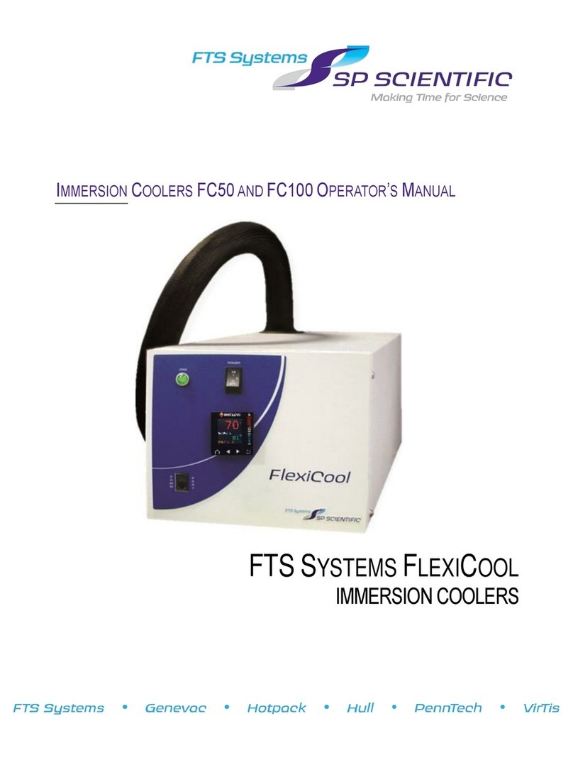 FTS SP SCIENTIFIC FLEXICOOL FC50 Operator's manual FTS SP SCIENTIFIC FLEXICOOL FC50 Operator's manual