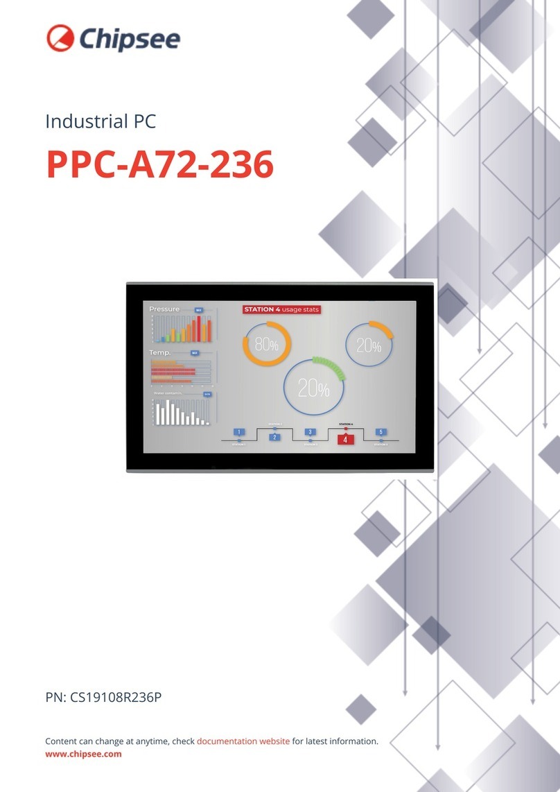 Chipsee PPC-A72-236 User manual