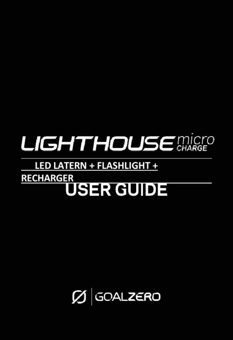 GOAL ZERO Lighthouse Micro Charge user guide