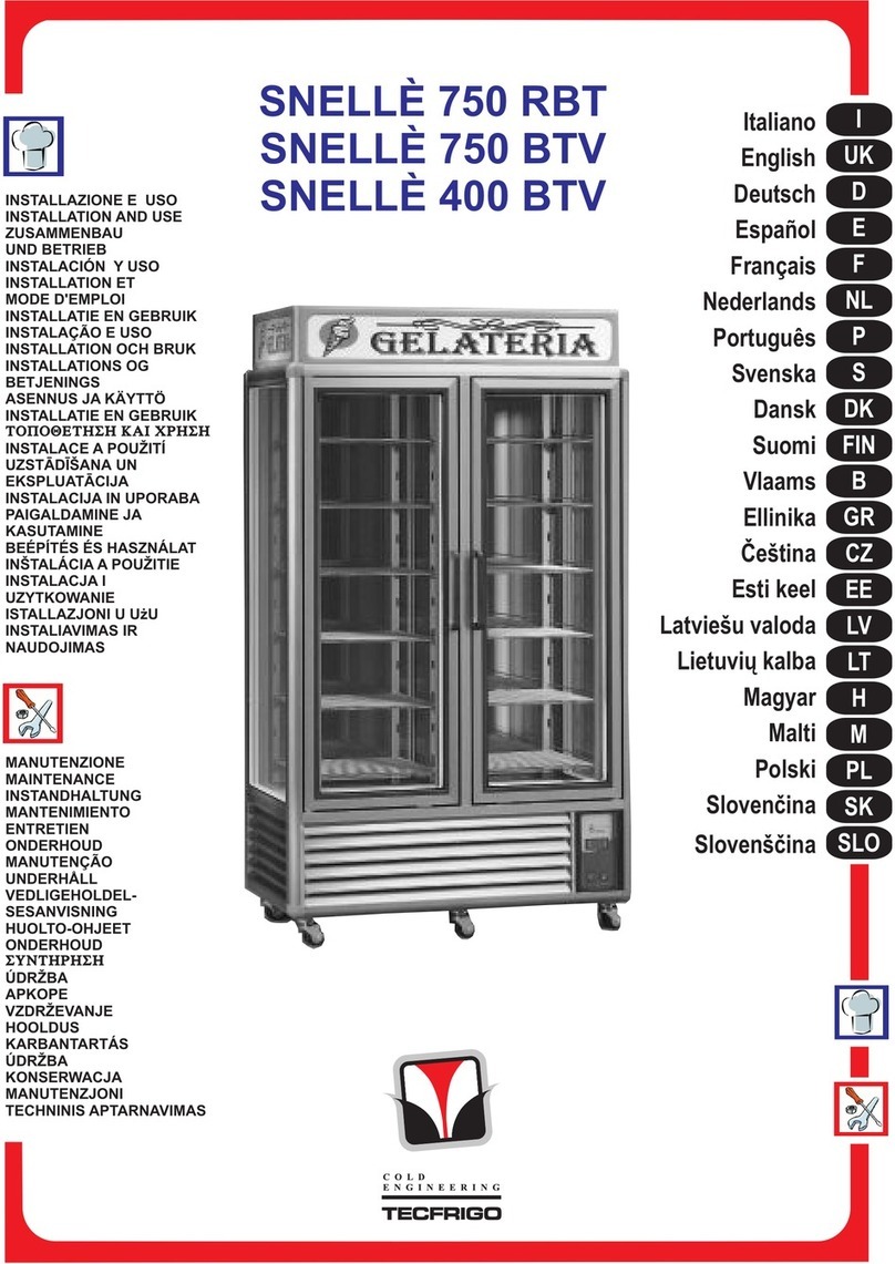 Tecfrigo SNELLE 750 RBT manual