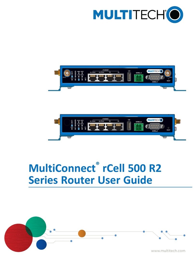 Multitech MultiConnect rCell 500 R2 user guide